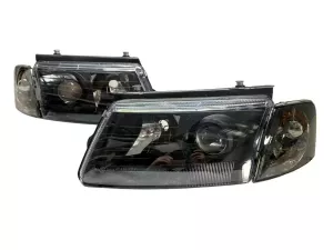 Фары передние VW Passat B5 3B (96-00) - чёрные 5