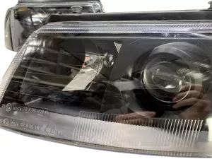 Фары передние VW Passat B5 3B (96-00) - чёрные 7