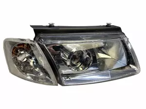 Фары передние VW Passat B5 3B (96-00) - хром 7