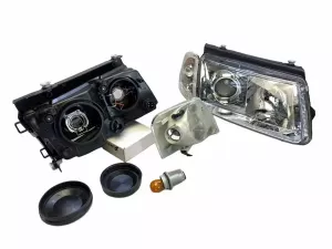 Фары передние VW Passat B5 3B (96-00) - хром 8