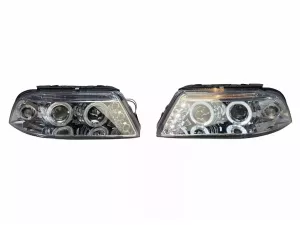 Фари VW Passat B5 (3BG; 01-05) - H1 ангельські очі хром 3