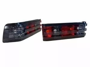 Фонари задние Mercedes C W201 (190) (82-93) - красно-дымчатые 5