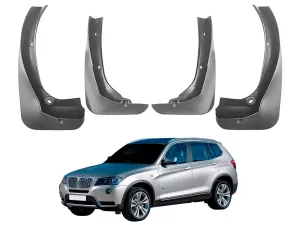 Брызговики BMW X3 F25 (11-17) без подножек - Benke