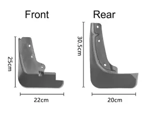 Бризковики Ford Edge II (18-23) - Premium 4
