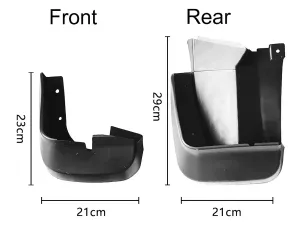 Брызговики Honda Civic VIII (06-12) Sedan - Benke 4