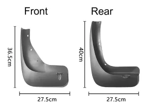 Брызговики Infiniti FX / QX70 (S51; 08-19) - Benke 4