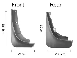 Бризковики Jeep Cherokee V (KL; 19-23) рестайлінг - Premium 4