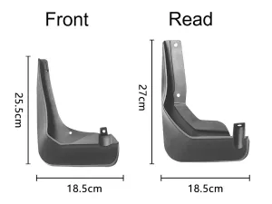Брызговики Mercedes-AMG C W205 (14-19) - Classic 4