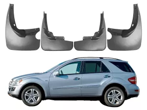Бризковики Mercedes ML W164 (05-11) без порогів - Classic