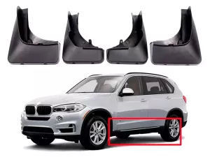 Бризковики BMW X5 F15 (13-18) з порогами - Classic