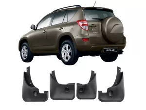 Брызговики Toyota Rav4 III (XA30; 06-12) без расширителей - Premium