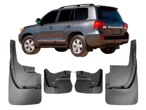 Брызговики Toyota LC J200 LC200 (07-15) без обвеса (4 шт)