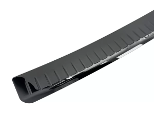 Накладка на задній бампер VW T5/T5+ (03-15) - Nitto (чорний хром) 2
