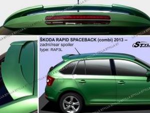 Спойлер над стеклом SKODA Rapid Spaceback (2013-) - фото 2 2