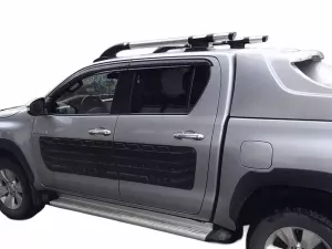Рейлінги з поперечками Toyota Hilux VIII (15-) - Shark (хром) 8