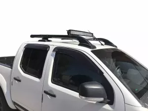 Рейлинги с поперечинами Nissan Navara III (D40; 05-14) - Shark (чёрные) 8