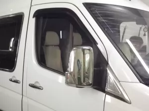 Хром накладки на зеркала Mercedes Sprinter W906 (06-18) - Carmos (нержавеющая сталь) 4