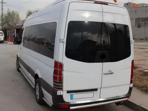 Хром накладки на задні ліхтарі Mercedes Sprinter W906 (06-18) - нержавіюча сталь 4
