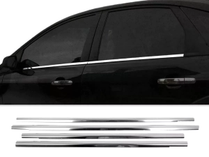 Хром нижні молдинги вікон Ford Focus II (04-10) Седан / Хетчбек / Універсал - Carmos
