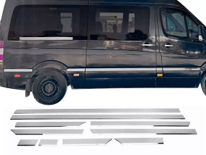 Хром молдинги дверні Mercedes Sprinter W906 (06-18) Middle - Carmos