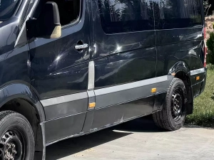 Хром молдинги дверные Mercedes Sprinter W906 (06-18) Middle - Carmos 3
