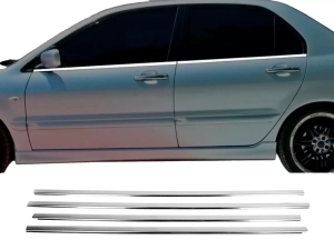 Хром нижні молдинги вікон Mitsubishi Lancer 9 (03-08) Sedan - Carmos