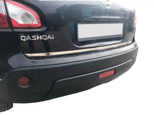 Хром на кромку багажника Nissan Qashqai I (J10; 07-13) - Carmos 3
