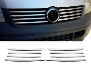 Хром накладки на решітку VW T5 Transporter (03-10) - Carmos