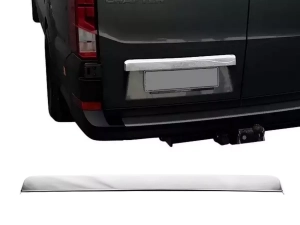 Хром накладка над номером VW Crafter II (17-) - Carmos (без камери)