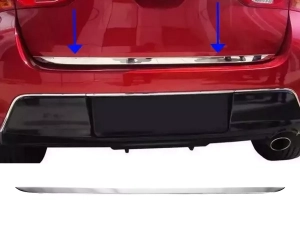 Хром на кромку багажника Toyota Auris II (E180; 12-18) - Carmos
