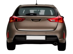 Хром на кромку багажника Toyota Auris II (E180; 12-18) - Carmos 4