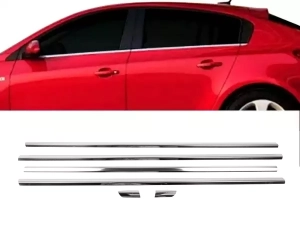 Хром нижні молдинги вікон Chevrolet Cruze J300 (11-) Hatchback - Carmos