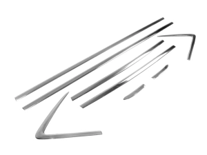 Хром нижні молдинги вікон Opel Mokka A (12-19) - Carmos 2