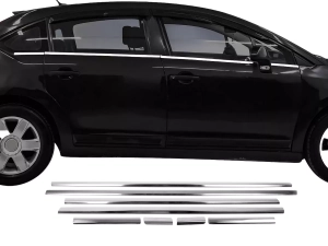 Хром нижние молдинги окон Citroen C4 I (L; 04-10) Hatchback - Carmos