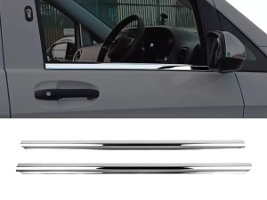 Хром передние молдинги окон Mercedes Vito / V W447 (14-) - Carmos