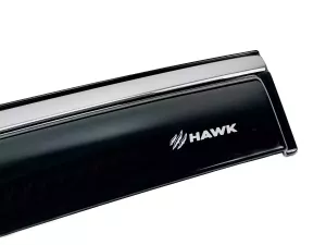 Дефлектори вікон BMW X3 G01 (17-24) - Hawk (з хром молдингом) 3