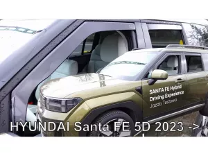 Дефлекторы окон Hyundai Santa Fe V (MX5; 24-) - Heko (вставные) 4