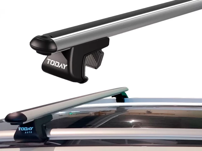 Багажник на звичайні рейлінги - Venus V40 сірий (128 см) 1