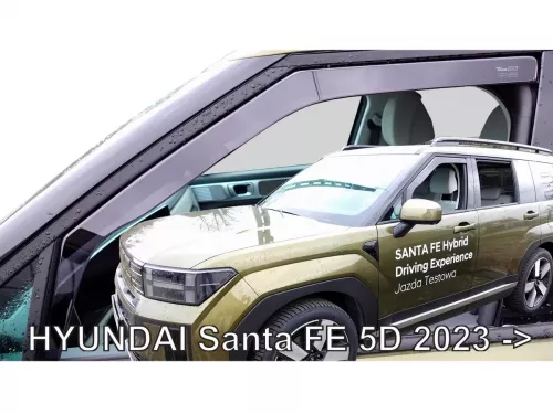 Дефлекторы окон Hyundai Santa Fe V (MX5; 24-) - Heko (вставные) 3
