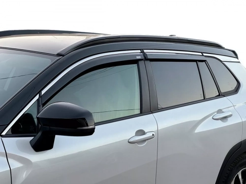 Дефлекторы окон Toyota Corolla Cross (XG10; 20-) - Niken (с хром молдингом) 2