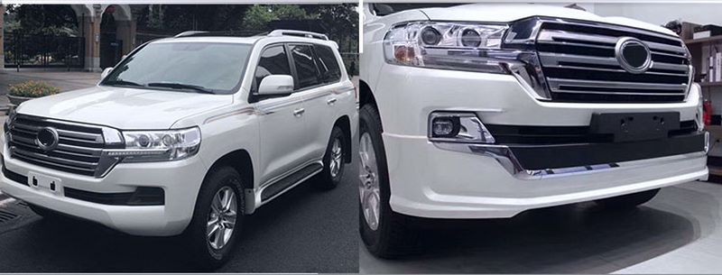 До и после GT накладок TOYOTA Land Cruiser 200 (2016-2021)