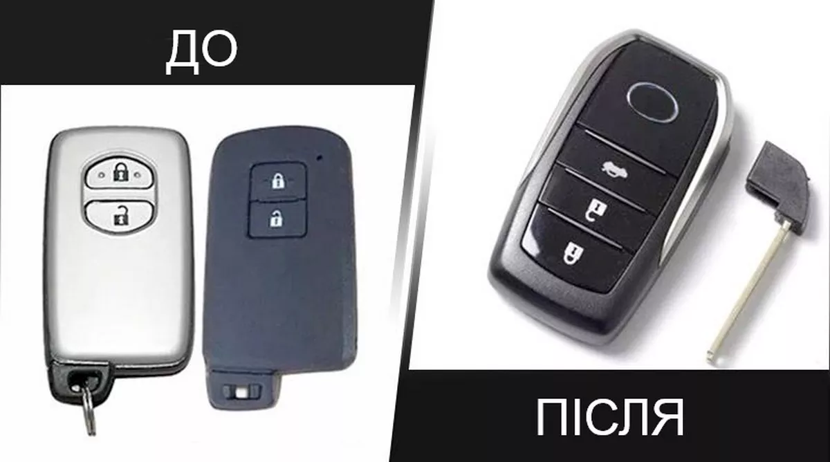 Оновлення корпусу ключа запалювання Toyota LC 200